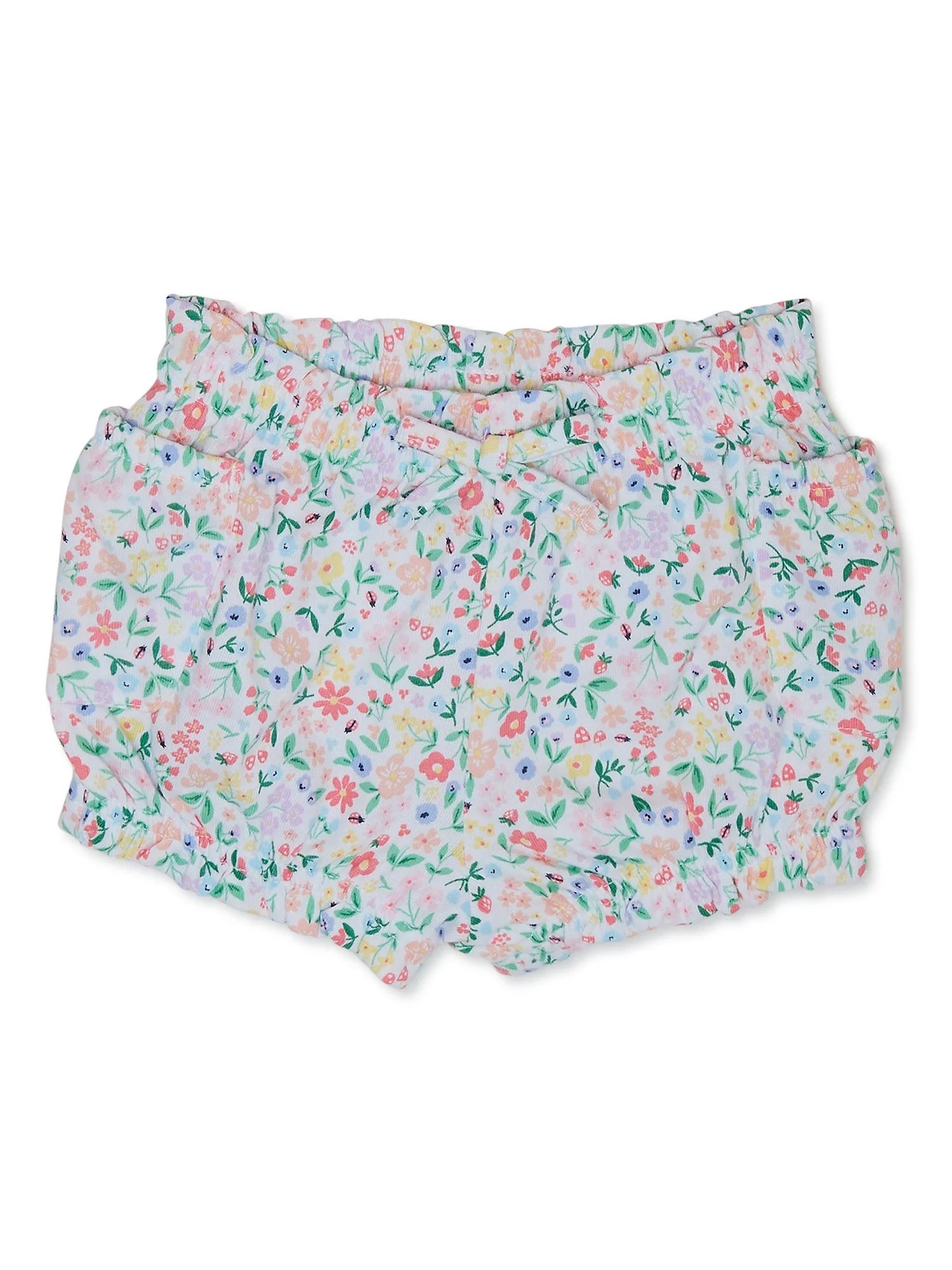 Garanimals Baby Girl Print Bubble Shorts, Sizes 0-24 Months - Walmart.com | Walmart (US)