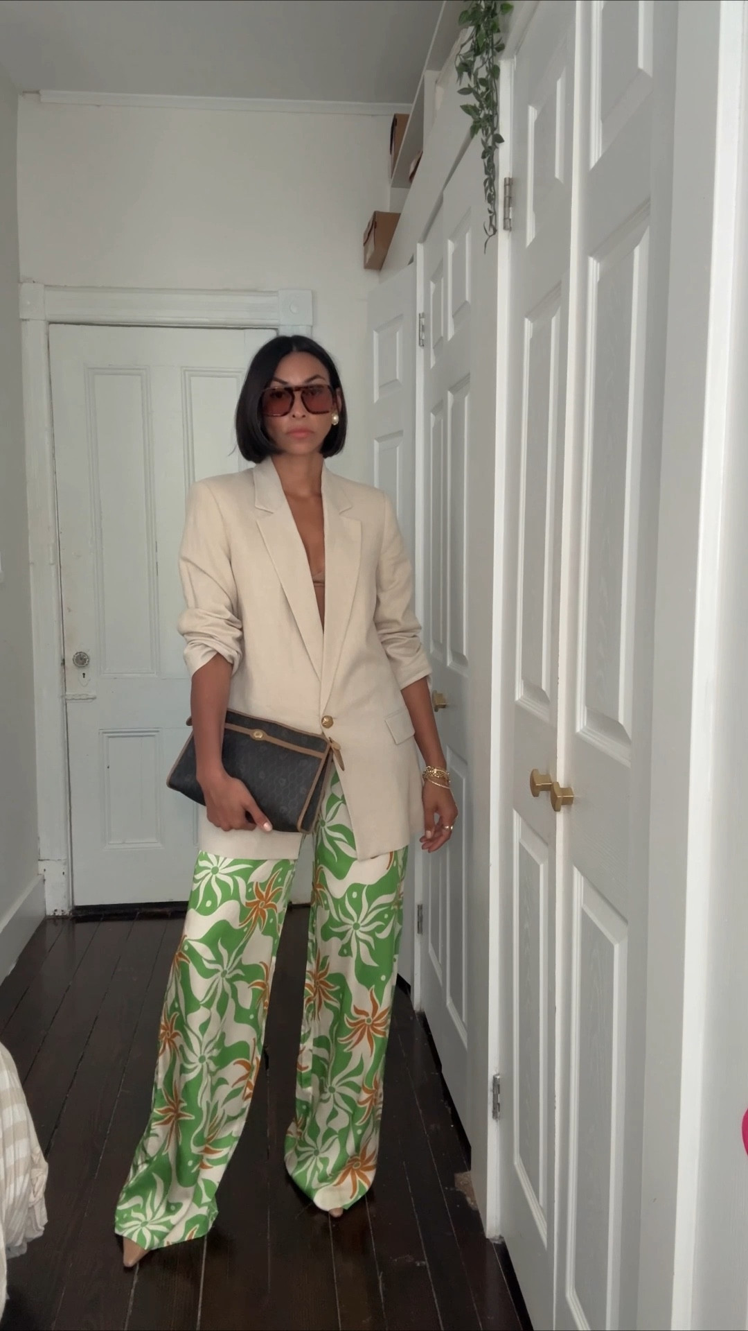 Spring outfit ✨ Blazer is size Small I’m 5’6 130lbs ✨ The pants are unavailable online they are Astr The Label I linked similar ✨ 

#LTKFindsUnder100 #LTKStyleTip #LTKOver40