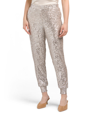 Sequin Joggers | TJ Maxx