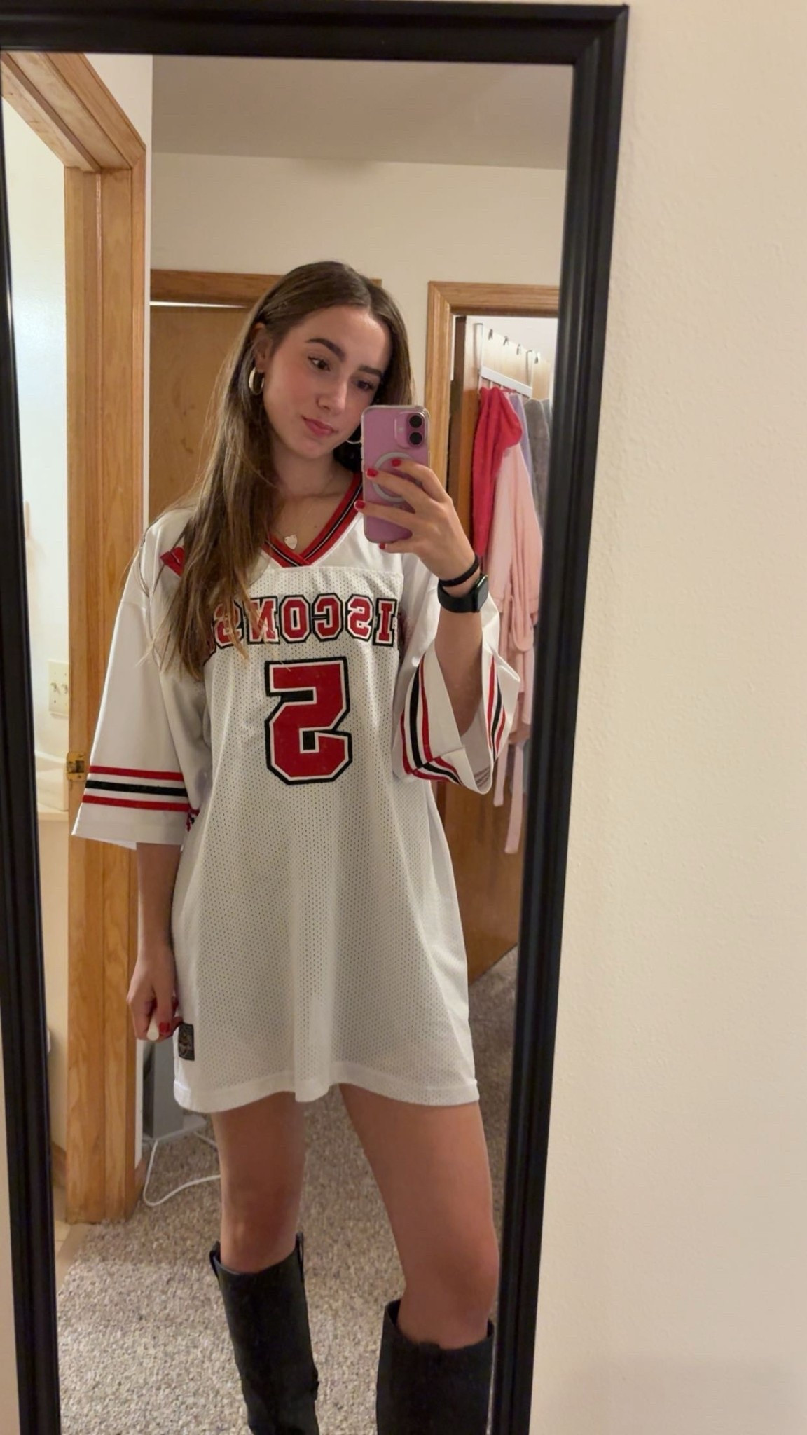 Wisconsin Badgers Gameday Jersey/Dress
Jersey - Depop -XXL pinned at the size for fit
Boots - true to size (8)

#LTKShoeCrush #LTKFindsUnder50 #LTKSeasonal