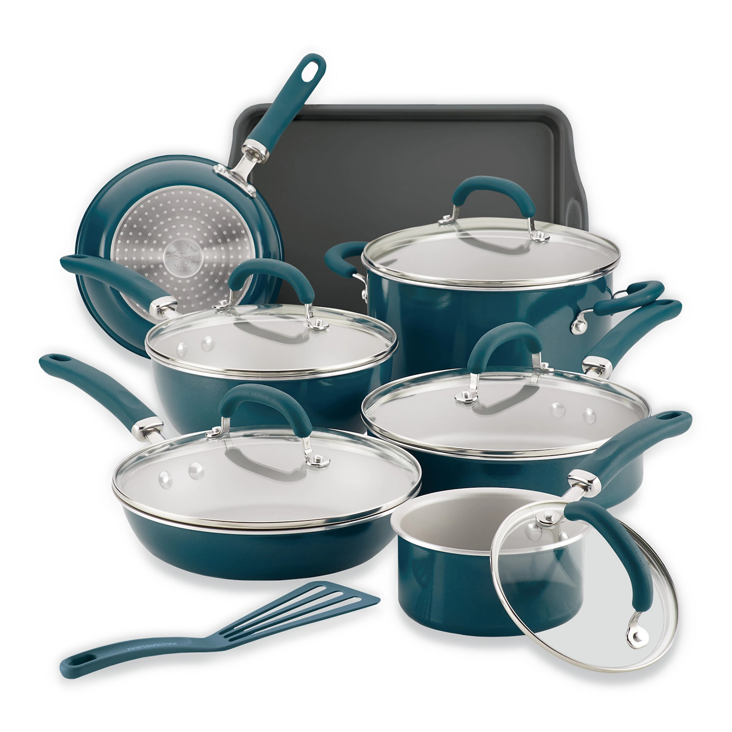 Rachael Ray® Create Delicious 13-pc. Aluminum Nonstick Cookware Set | Kohl's
