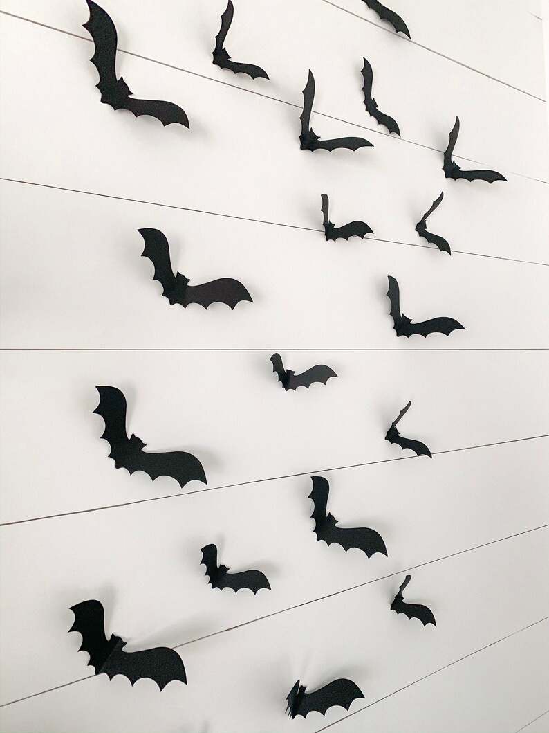 Halloween Paper Bats for Halloween Decorations | Etsy (CAD)