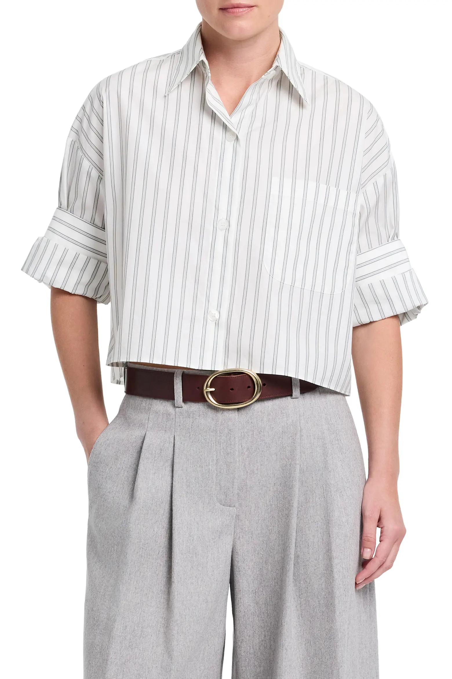 TWP Next Ex Crop Shirt (Women) | Nordstrom | Nordstrom