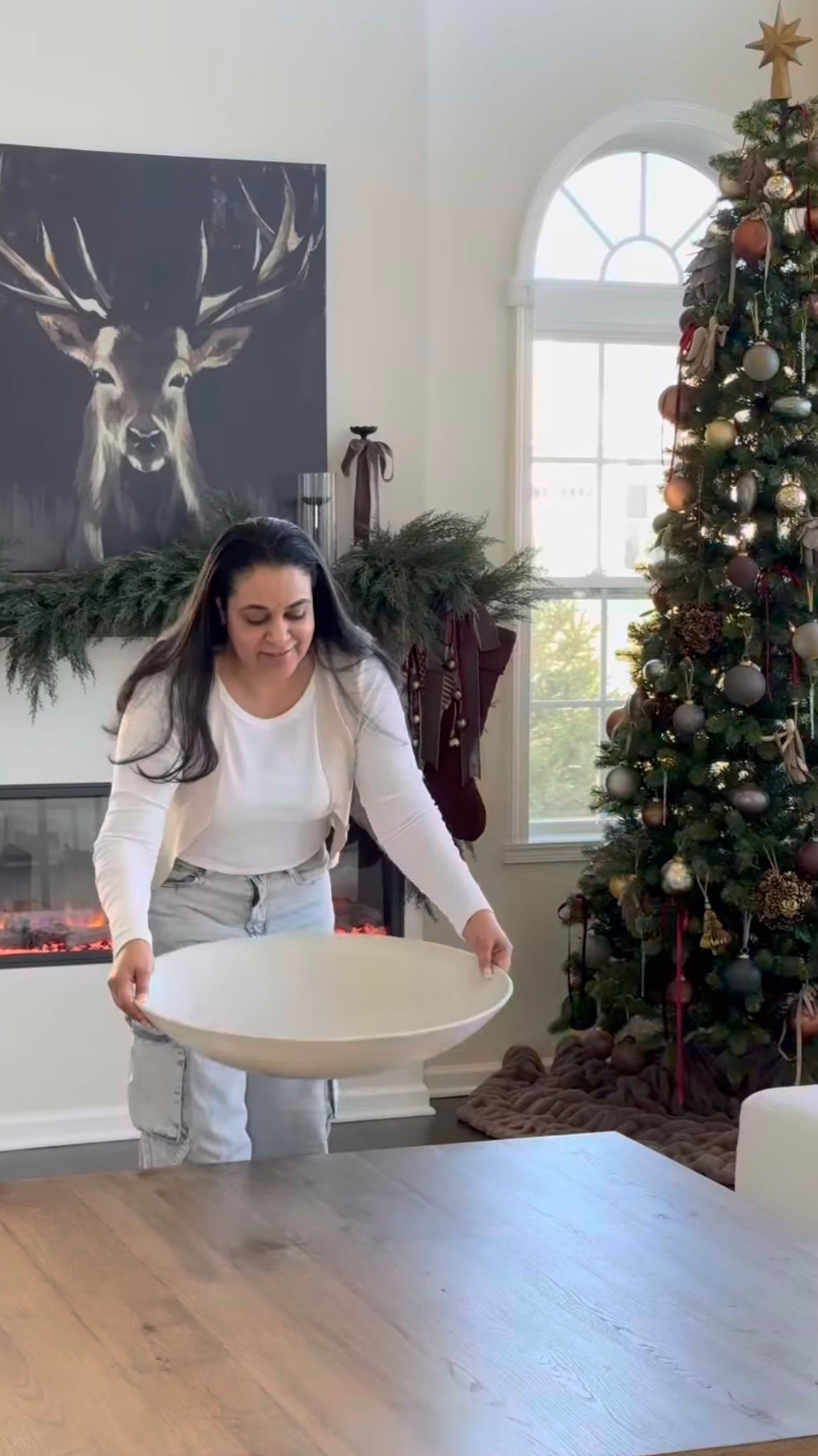 Holiday Decor | ornaments | bowls | Large bowl Christmas reindeer Art | Christmas Tree

#LTKHome #LTKHoliday #LTKSaleAlert