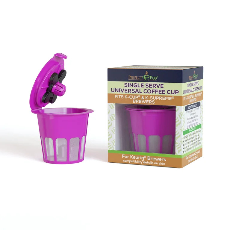 Perfect Pod Single Serve Universal Reusable Coffee Filter Cup, Multistream Technology | Walmart (US)
