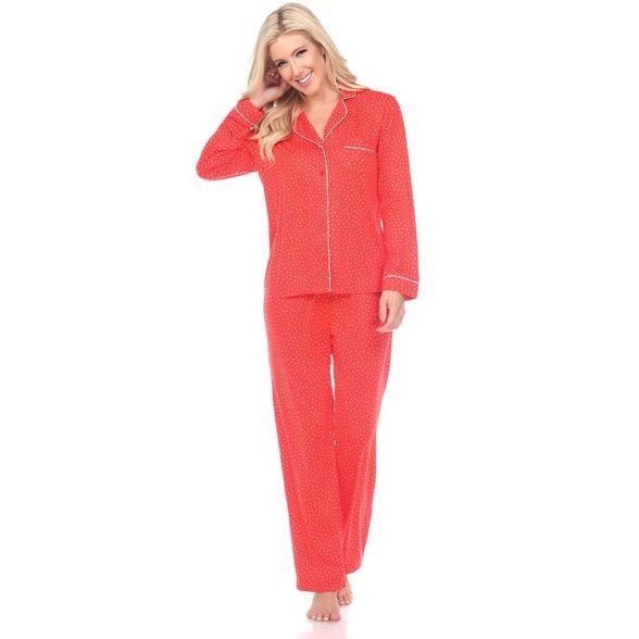 Women's Long Sleeve Pajama Set - White Mark | Target
