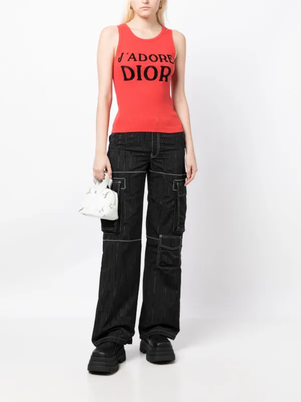 1990-2000s pre-owned J'adore tank top | Farfetch Global