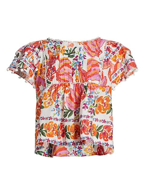 Spring Bananas Pintuck Blouse | Saks Fifth Avenue