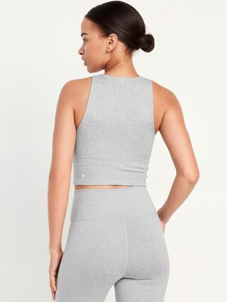 CloudComfy High-Neck Longline Sports Bra | Old Navy (US)