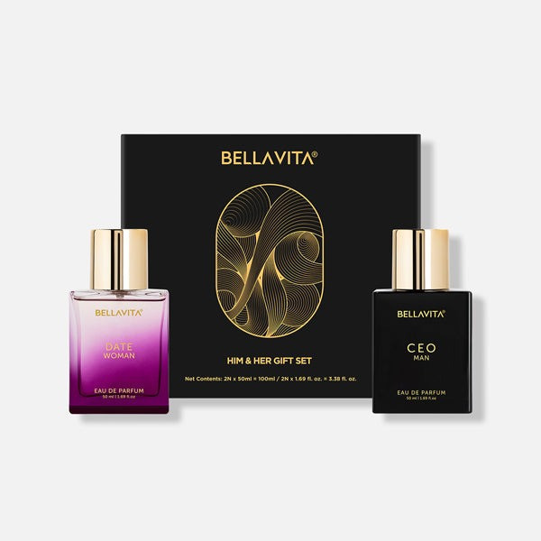 Bellavita Unisex Him & Her Set Gift Set Fragrances 8906150348738 | Jomashop.com & JomaDeals.com