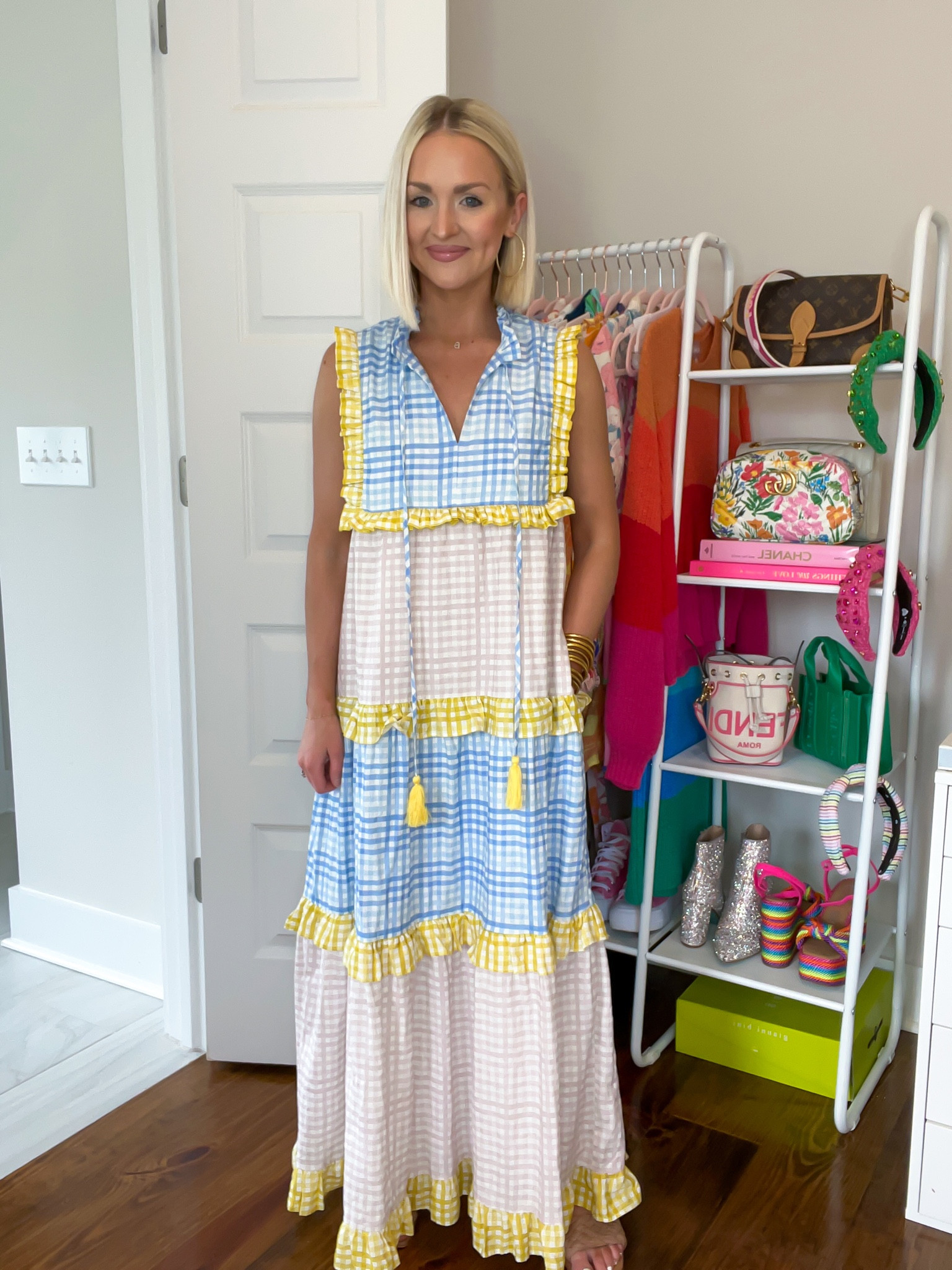 20% off with SECRET20
gingham print midi dress / size: XS 

#LTKstyletip #LTKSeasonal #LTKsalealert