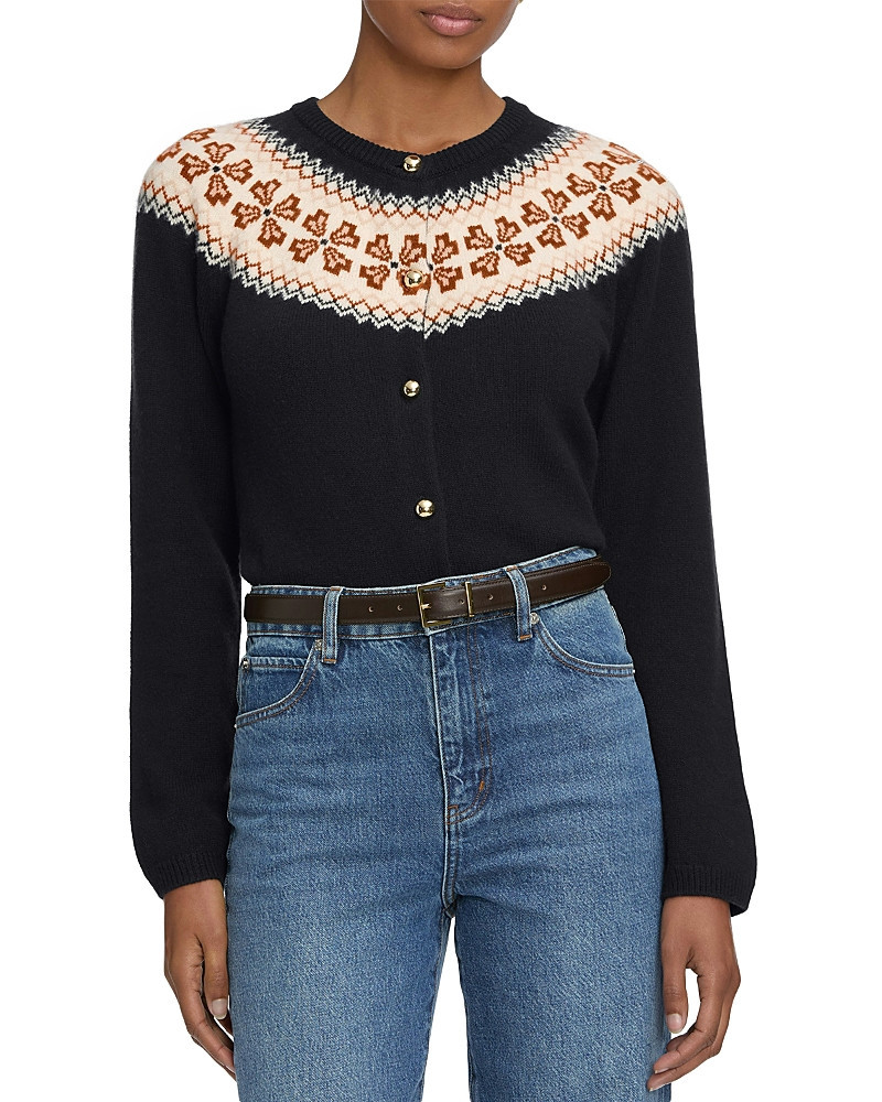 Frame The Cashmere Fair Isle Cardigan | Bloomingdale's (US)