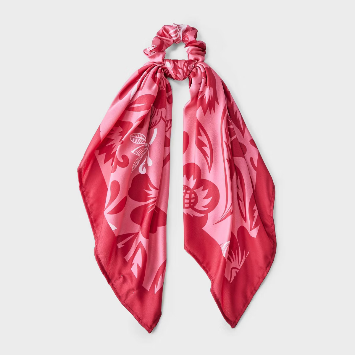 Abstract Silk Bow Hair Twister with Tails - A New Day™ Pink | Target