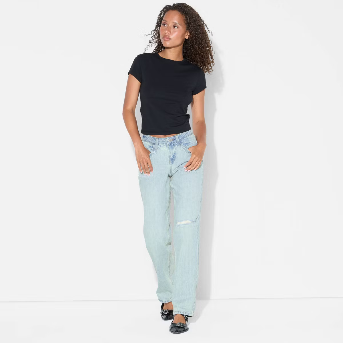 Women's Mid-Rise Straight Jeans - Wild Fable™ | Target