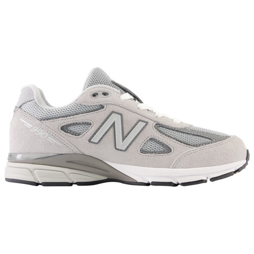 New Balance Girls New Balance 990 V4 - Girls' Grade School Shoes Silver Filigree/Cool Grey Size 07.0 | Foot Locker (US)