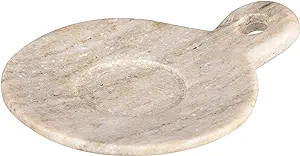 Creative Co-Op Hand-Carved Marble Handle, Beige Dish, 4" | Amazon (US)
