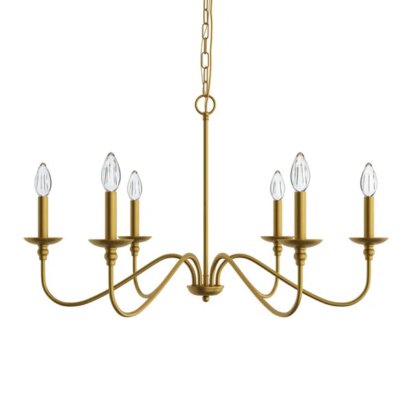 Ableton 6 - Light Dimmable Classic / Traditional Chandelier | Wayfair North America