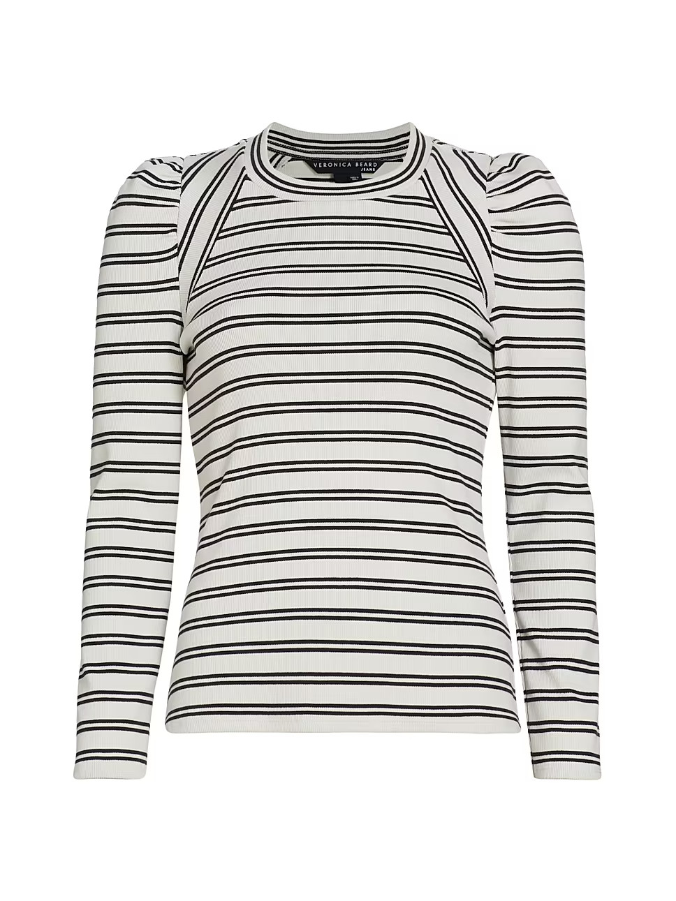 Veronica Beard Delano Cotton Striped Top | Saks Fifth Avenue