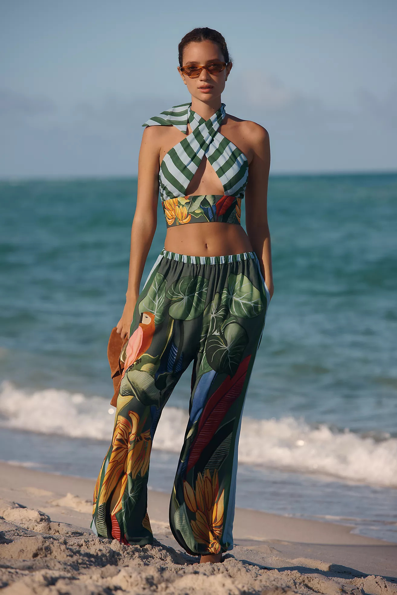 Farm Rio x Anthropologie Set Wide-Leg Pants | Anthropologie (US)