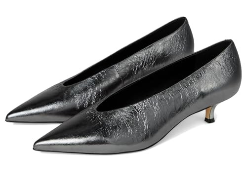 Marc Fisher LTD Women's Cecile Pump, Silver Leather, 8 | Amazon (US)