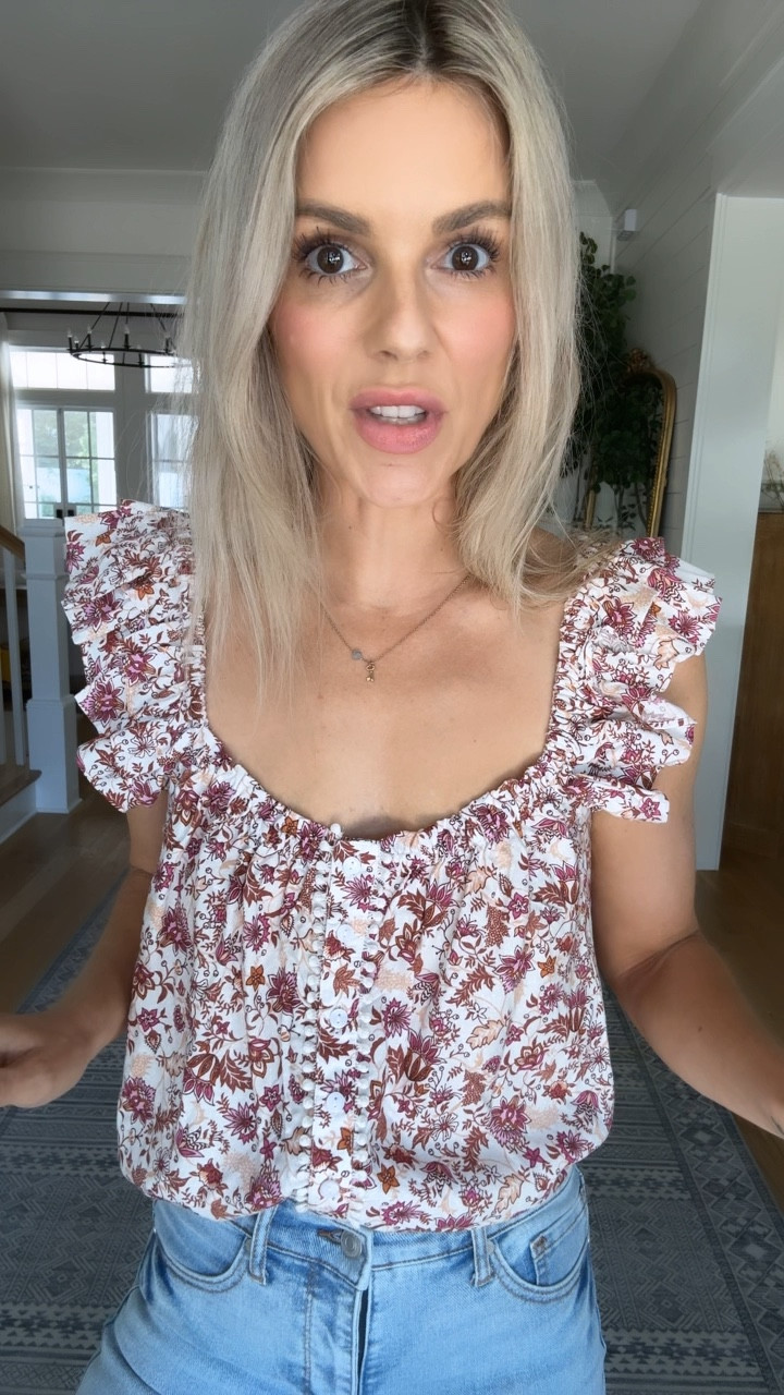 This top is soooooooo good! It’s from Jessica Simpson’s line and oh my gosh does it look expensive. I absolutely love the details down the front and the cute little sleeves. I plan on wearing this tank with high waisted shorts or jeans all summer long! 

And speaking of jeans, these jeans by Sophia Vergara are insanely flattering! My friend Stef from California is the one who told me about them because she’s obsessed with them and oh my gosh, I know why now! They’re true to size and size inclusive! Linking both below along with some other favorite affordable pieces I’ve gotten recently.

@walmartfashion #WalmartPartner #WalmartFashion 