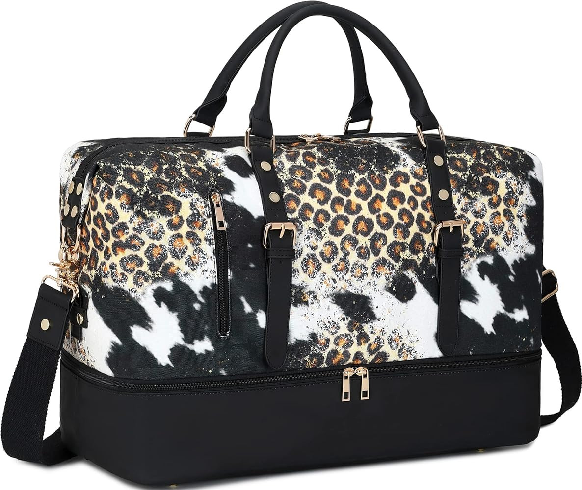 CAMTOP Travel Duffle Bag Women Men Waterproof Shoulder Weekender Overnight Carryon Bag Sports Tot... | Amazon (US)