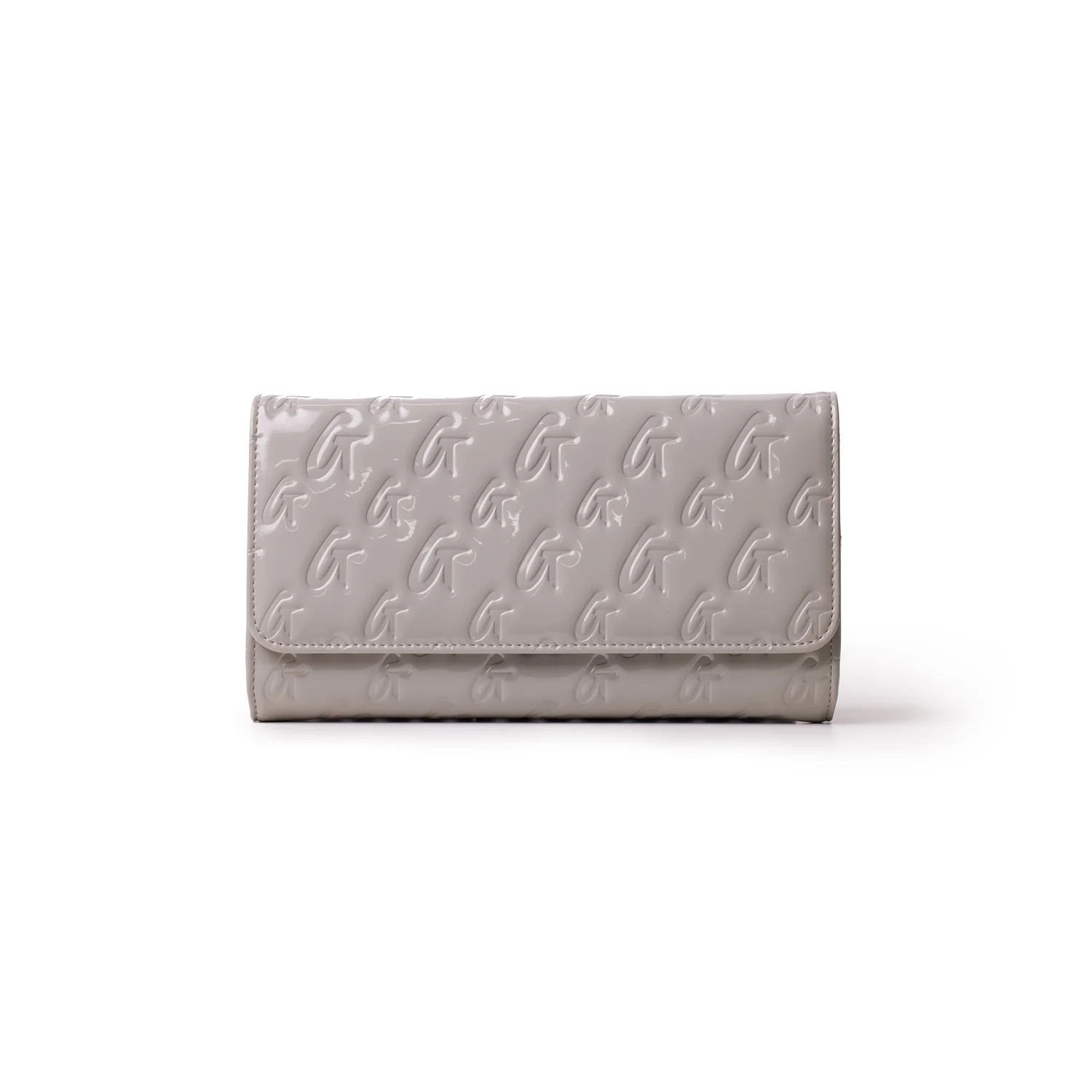 MONOGRAM TRAVEL WALLET - MIRROR GRAY | Glam-Aholic Lifestyle