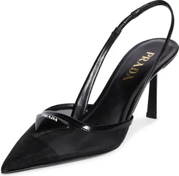 Prada Mesh Slingback Pump (Women) | Nordstrom | Nordstrom