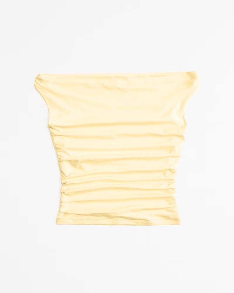 Off-The-Shoulder Ruched Top | Abercrombie & Fitch (US)