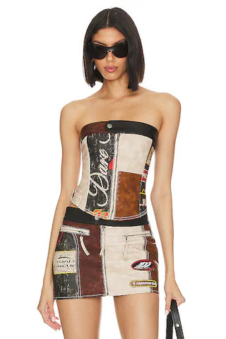 Daytona Faux Leather Corset Top
                    
                    Jaded London | Revolve Clothing (Global)