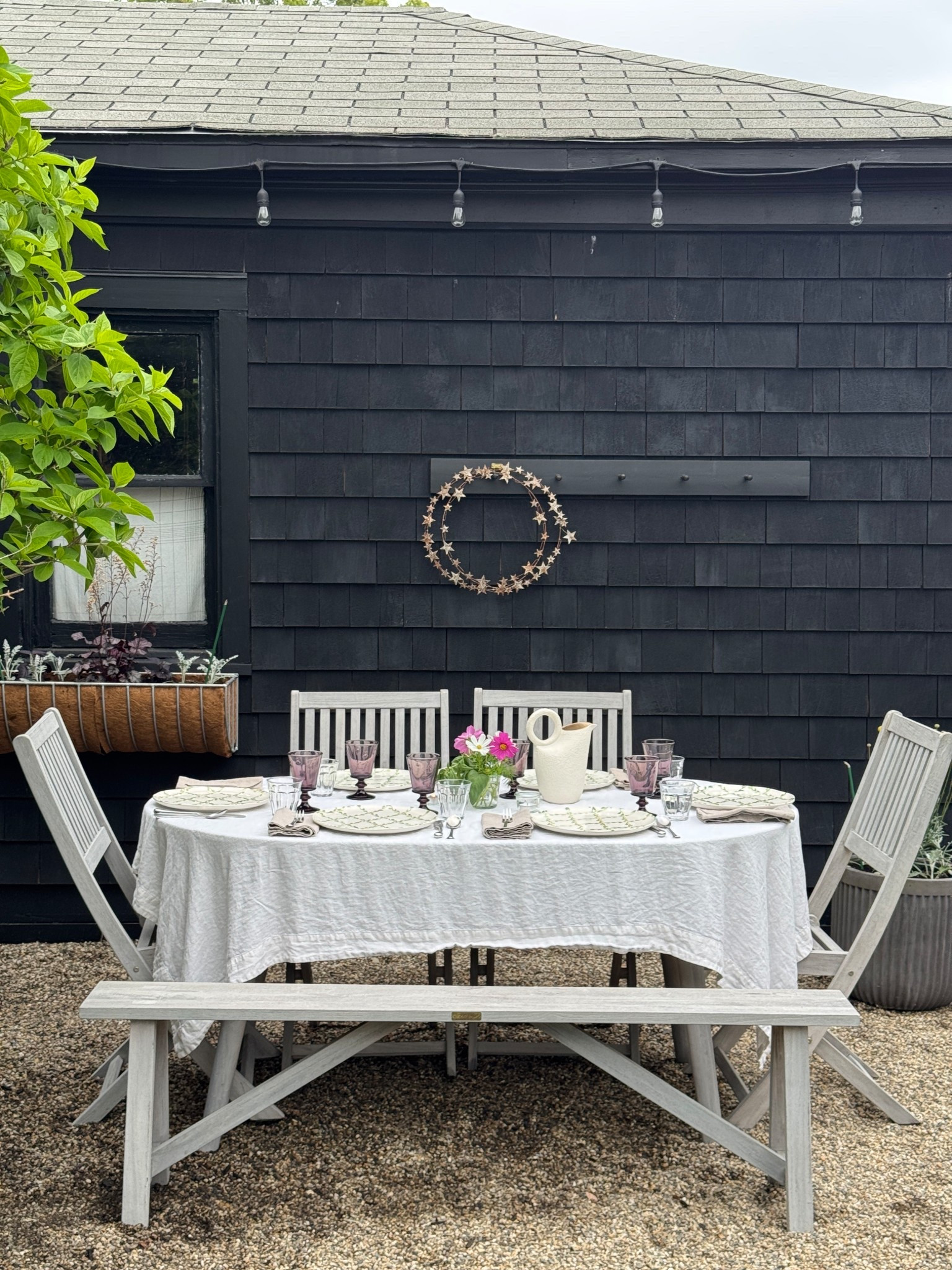 Setting up a small dining space with the help of Terrain.

#LTKSeasonal #LTKHome