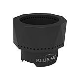 Blue Sky Outdoor Living Ridge Portable Fire Pit, Portable Smokeless Fire Pit with Carrying Bag, Blac | Amazon (US)