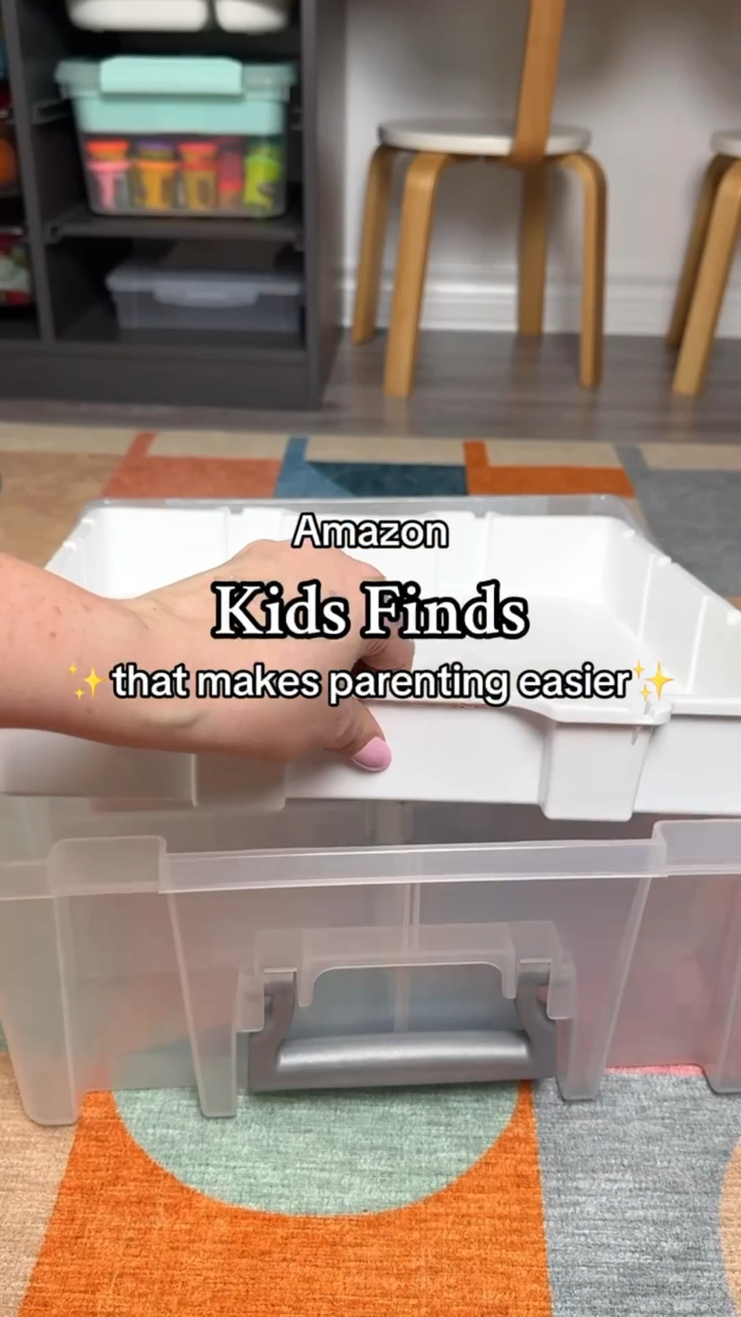 Art supplies are essential for our kids! Here's how I keep the supplies organized!🎨🖌️

#artsupplies #artstorage #bluey #bins #paintbrushes #toddlerartsupplies #storagecart #paintsupplies #playroominspo #paintsticks 

 

#LTKmomlife #LTKHome #LTKKids