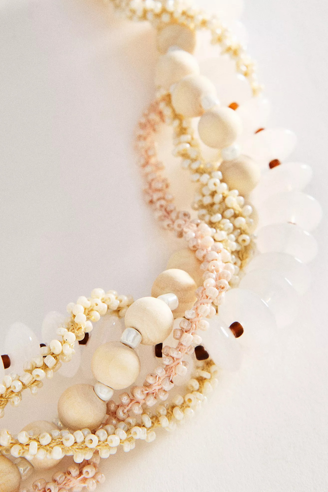 By Anthropologie Layered Bead Cluster Necklace | Anthropologie (US)
