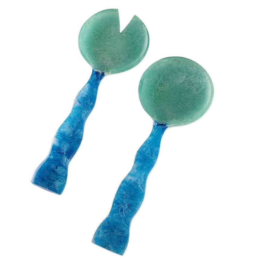 Folkulture Salad Servers or Salad Tongs | Set of 2 (12") Serving Spoons in Kitchen Essentials or ... | Amazon (US)