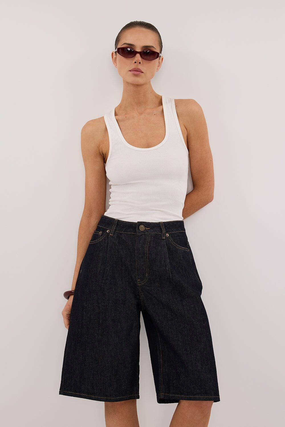 JACK RAW INDIGO DENIM BERMUDA SHORT | DISSH