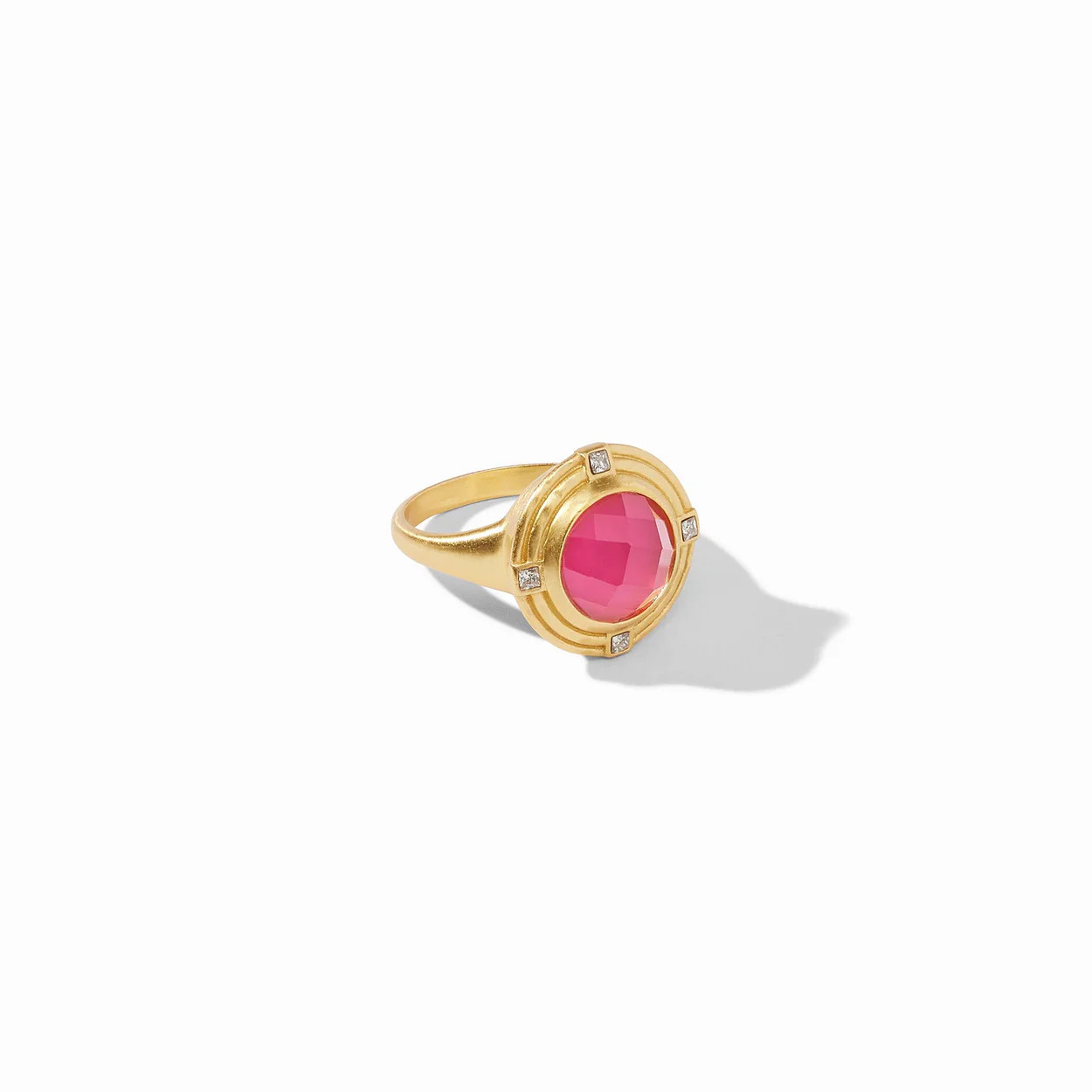 Astor Ring - Gold Gemstone, CZ Ring | Julie Vos | Julie Vos