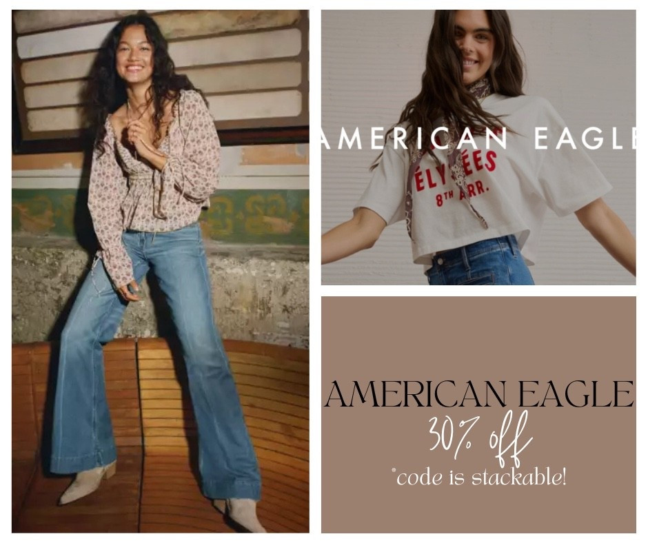 American Eagle LTK fall sale (*code is stackable!)

#LTKSeasonal #LTKSaleAlert #LTKFallSale