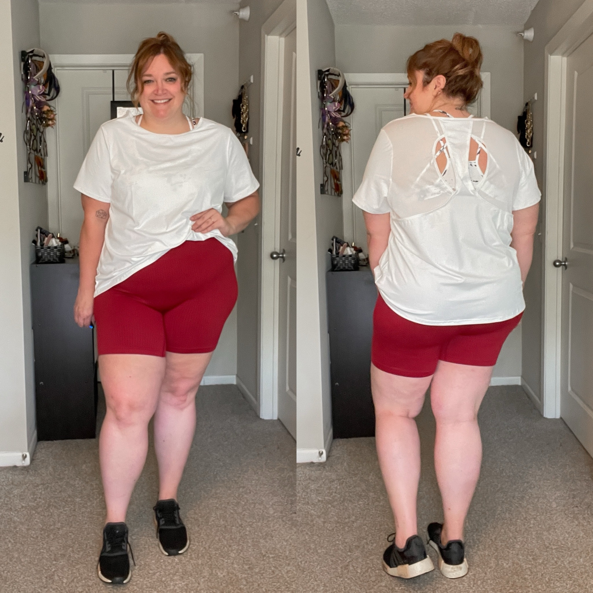 Plus size workout fit 
Code 24summertara to save 15%
Wearing 3XL US 18

#LTKFitness #LTKFindsUnder50 #LTKPlusSize