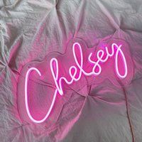 Custom Neon Sign, Kids Name, Baby Name Crib Flex Led Light, Shower, Room Deco Ins Bed Light Gift Ide | Etsy (US)