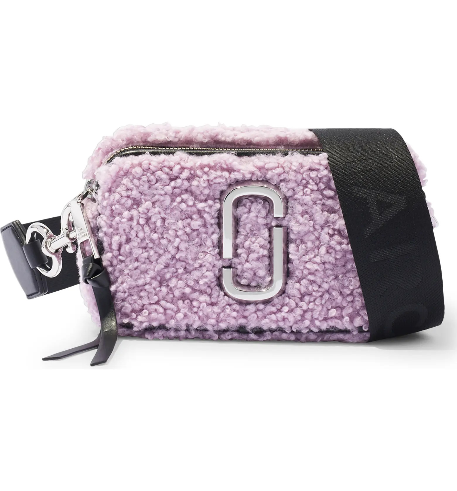 Snapshot Faux Shearling Crossbody Bag | Nordstrom