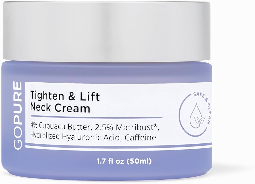 goPure Neck Firming Cream - Anti-Aging Neck Cream for Tightening and Wrinkles for an Even Skin To... | Amazon (US)