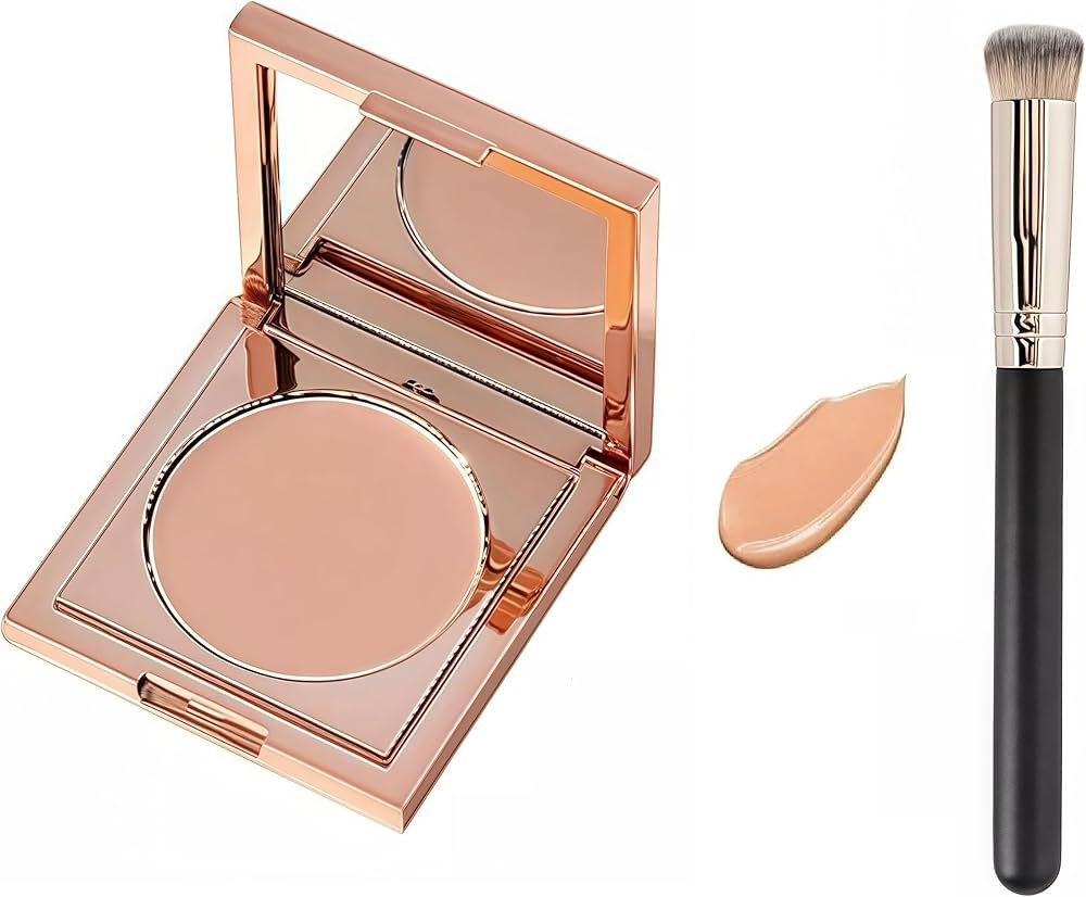 Colored Clay CC Undereye Corrector, Under Eye Concealer with Brush, Dark Circle Defense, Under Ey... | Amazon (US)