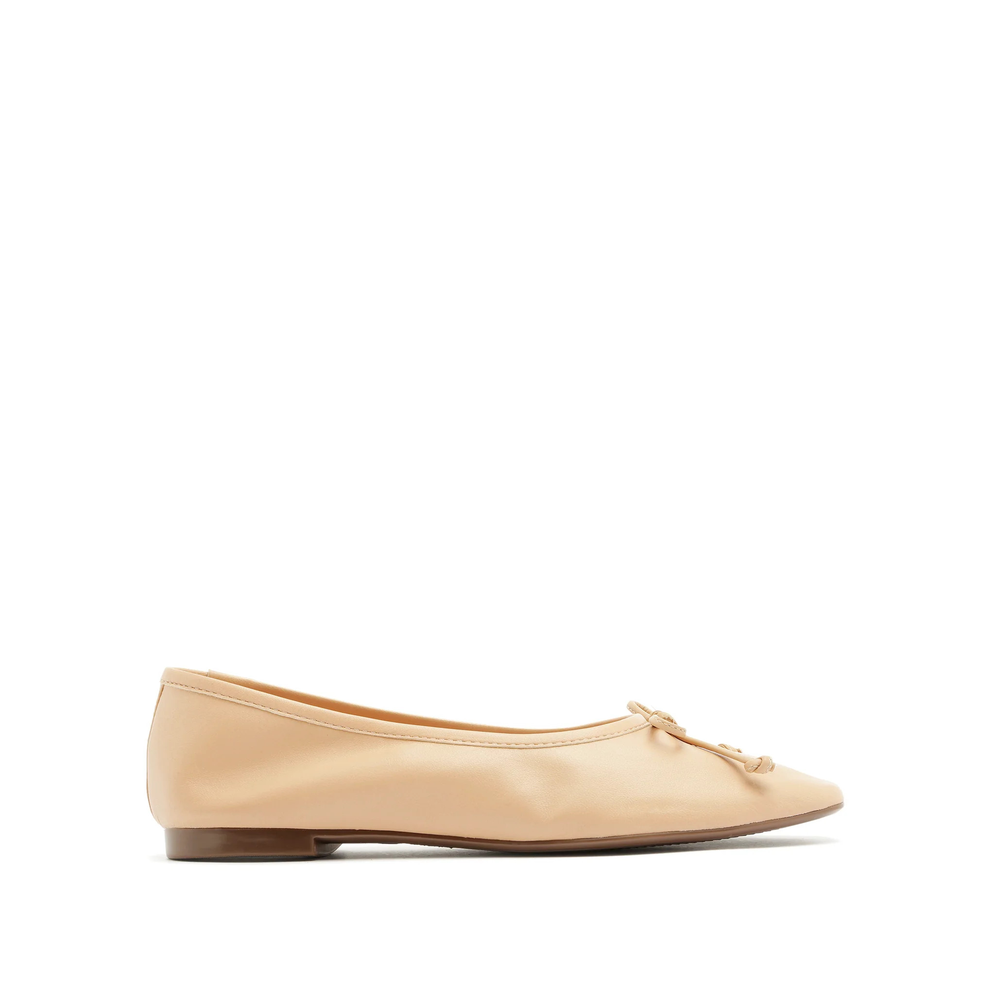 Arissa Flat in Honey Beige Leather | Schutz Shoes | Schutz Shoes (US)