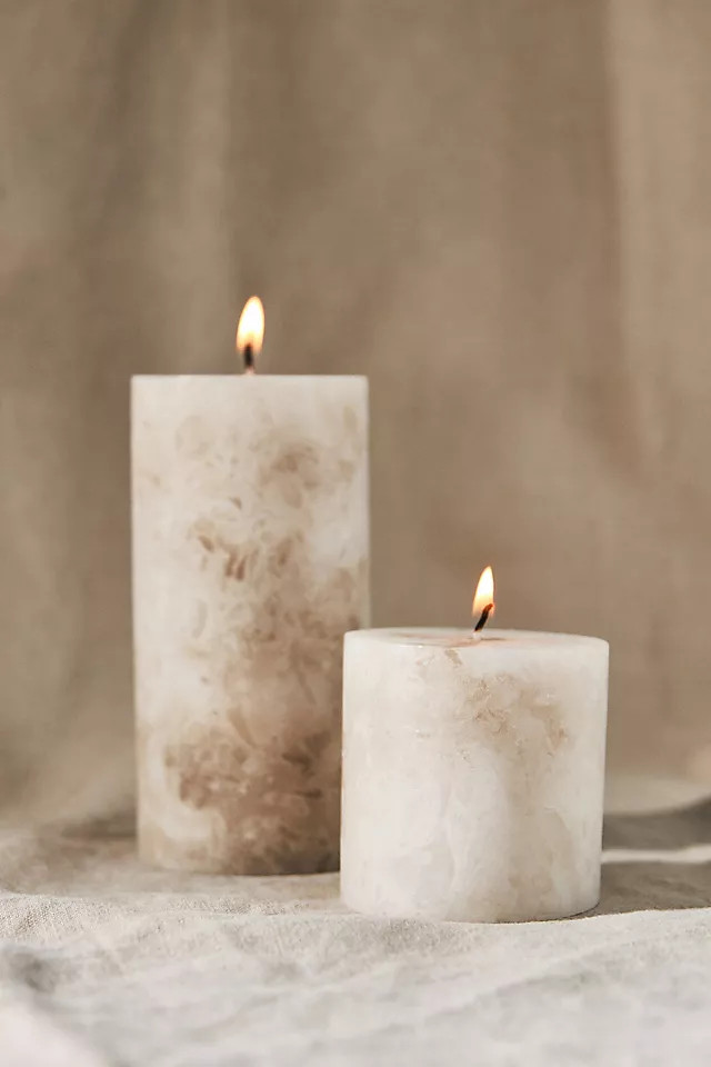 Tortoise Pillar Candle | Anthropologie (US)