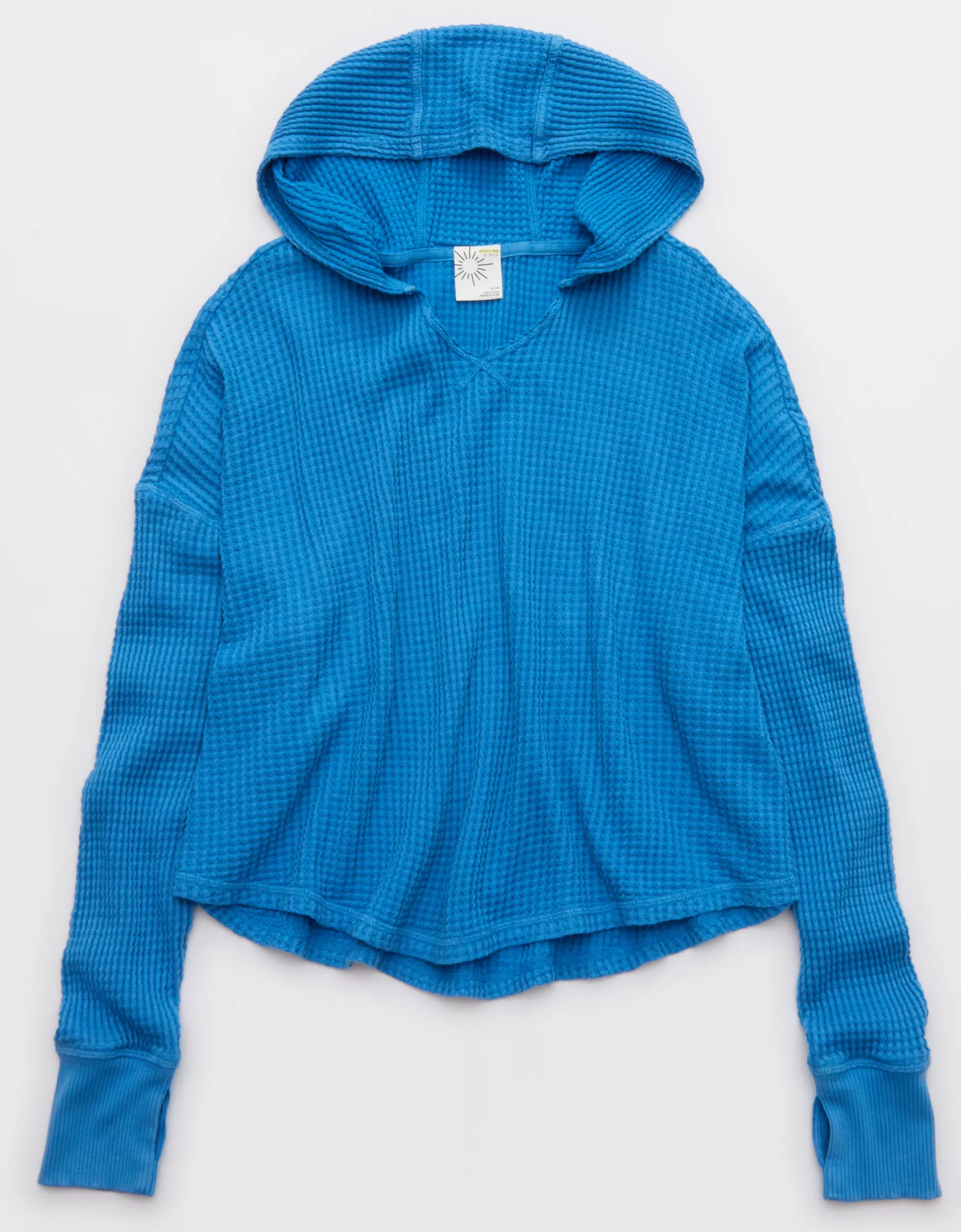 OFFLINE By Aerie Wow! Waffle Hoodie | Aerie
