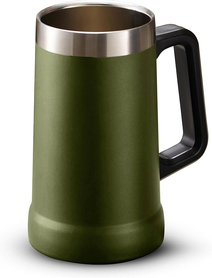 KooK Beer Stein, Stainless Steel Coffee Mug, Tumbler with Thermal Vacuum Insulation, Double Walle... | Amazon (US)