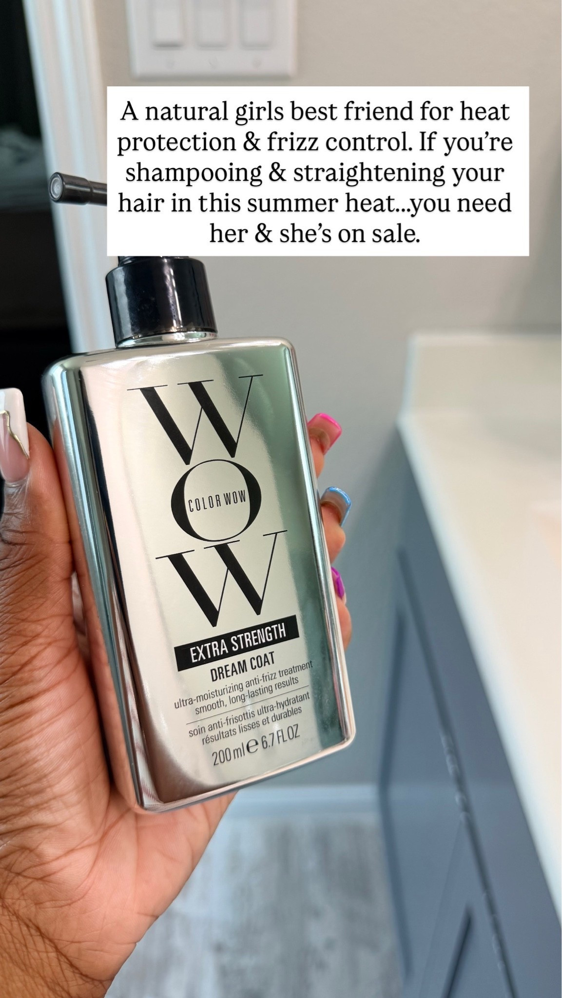 A natural girls best friend for heat protection & frizz control. If you’re shampooing & straightening your hair in this summer heat...you need her & she’s on sale.

#LTKselfcare #LTKPlusSize #LTKSaleAlert