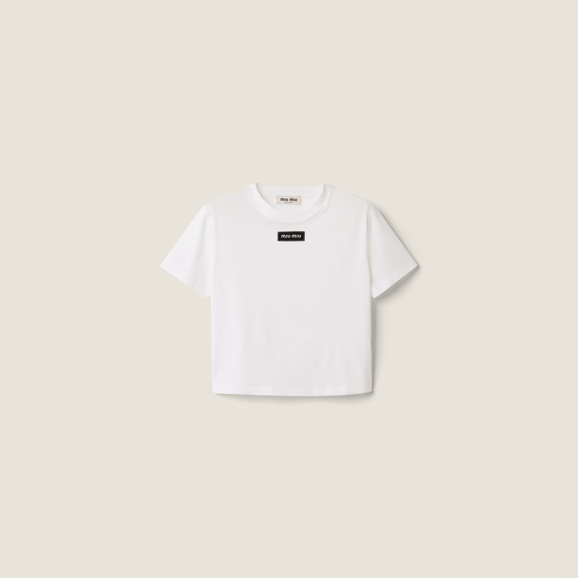 Jersey T-Shirt$ 895miumiunux_ | Miu Miu US