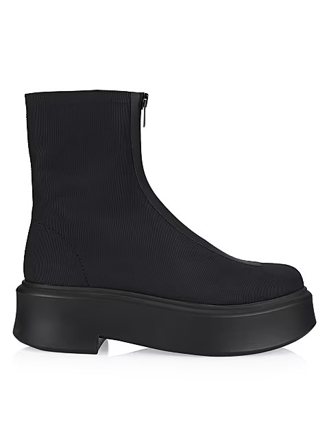 Front-Zip Leather Ankle Boots | Saks Fifth Avenue